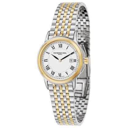 Front view of Raymond Weil Tradition Women's Swiss Quartz (Battery-Powered) Watch 5966-STP-00300