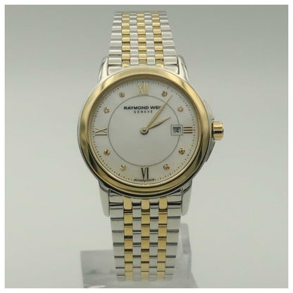 Front view of Raymond Weil Tradition Women's Swiss Quartz (Battery-Powered) Watch 5966-STP-00995-PO