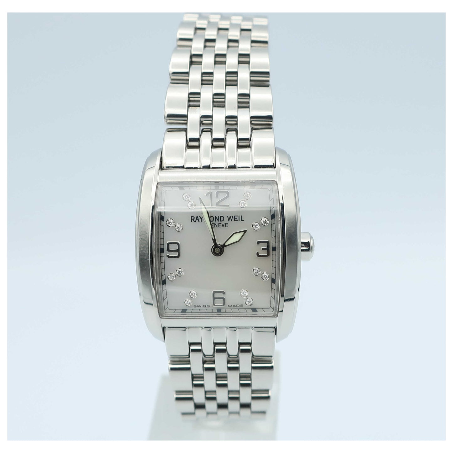 Front view of Raymond Weil Don Giovanni Women's Swiss Quartz (Battery-Powered) Watch 5976-ST-05927-SD