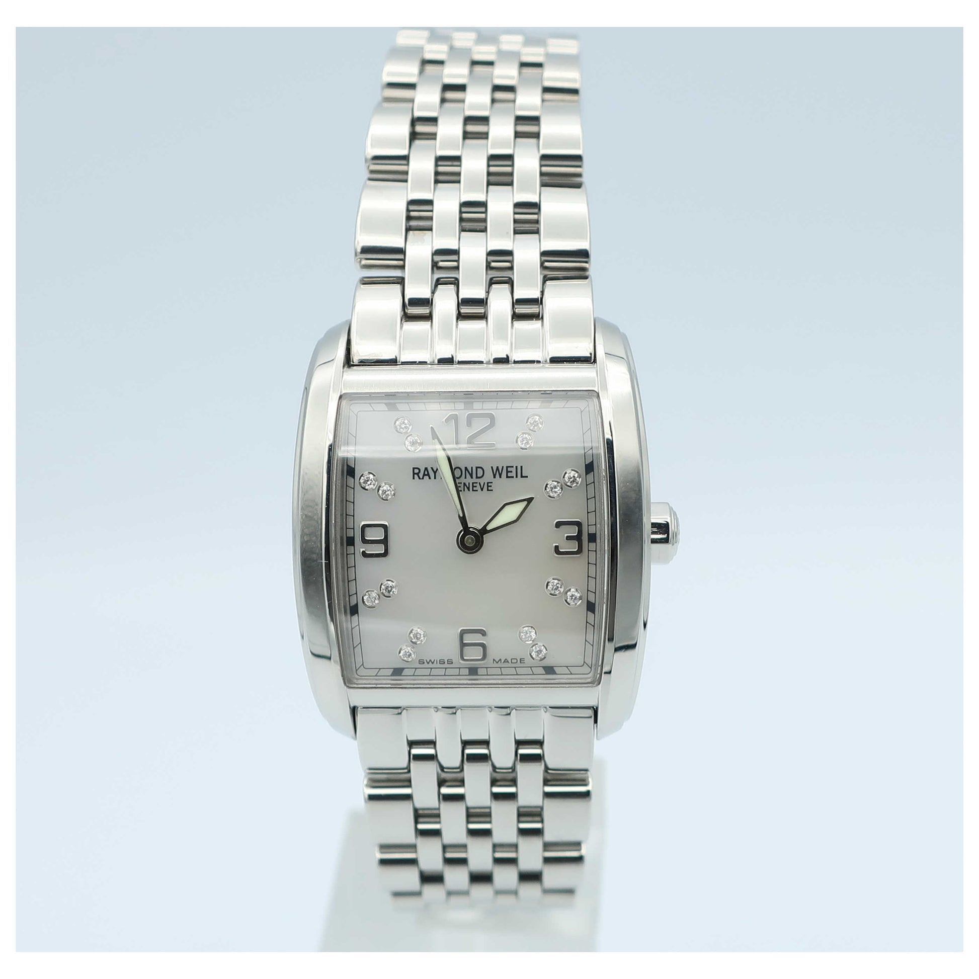 Front view of Raymond Weil Don Giovanni Women's Swiss Quartz (Battery-Powered) Watch 5976-ST-05927-SD