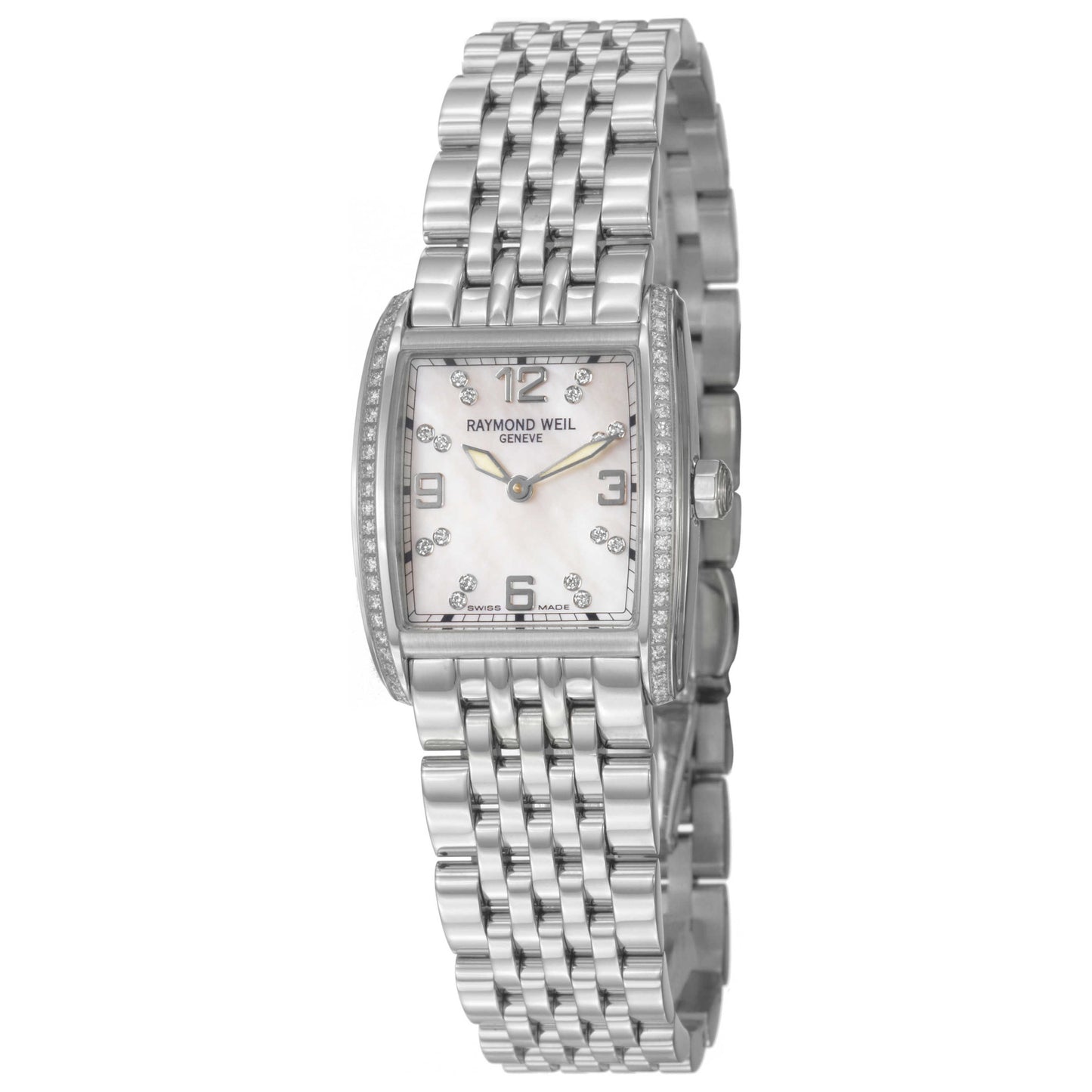 Front view of Raymond Weil Don Giovanni Women's Swiss Quartz (Battery-Powered) Watch 5976-STS-05927