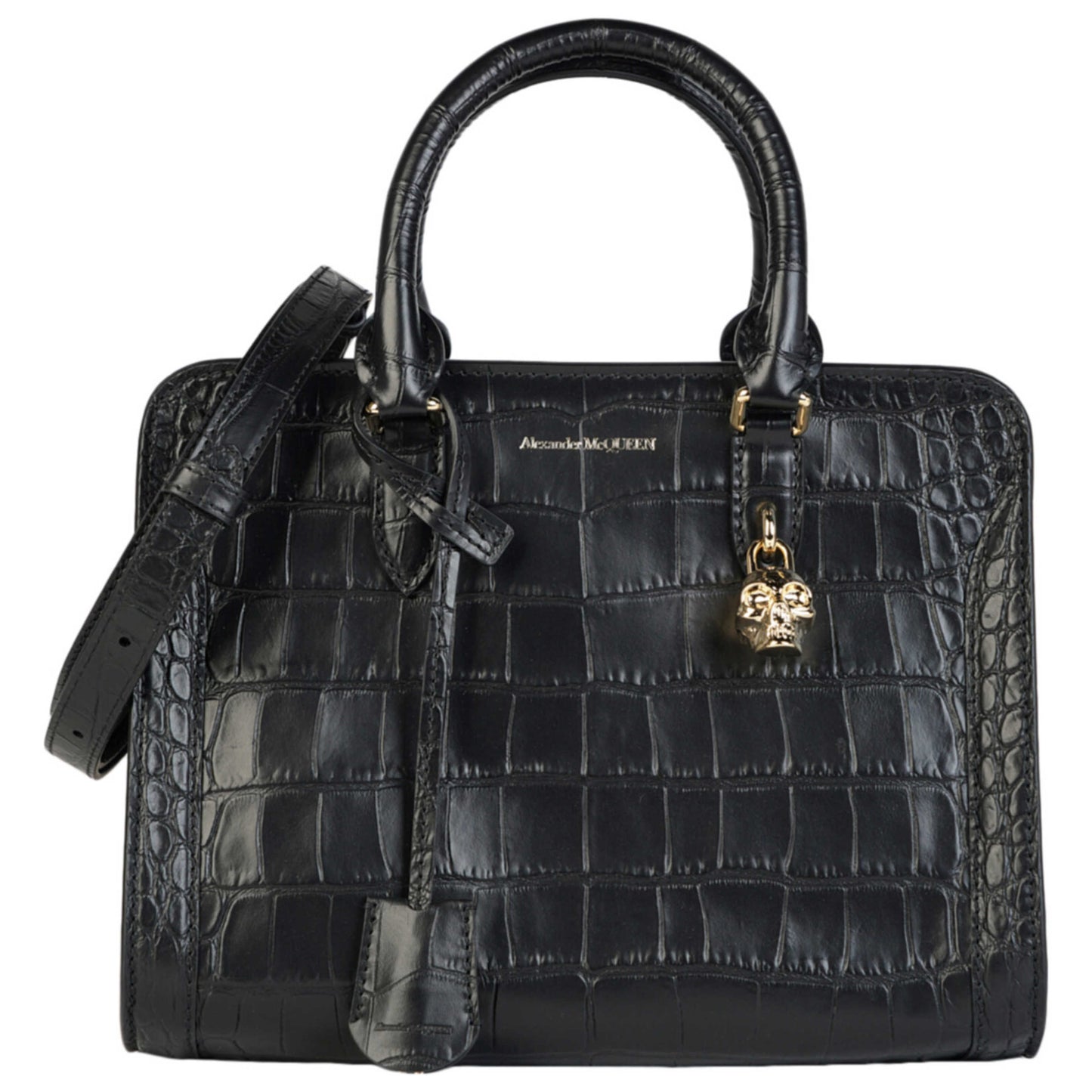 Front view of Alexander McQueen Fashion Handbags 598799-DZT0G-1000-NS