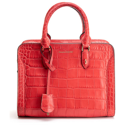 Front view of Alexander McQueen Padlock Zip Women's Handbags 598799-DZT0G-6248