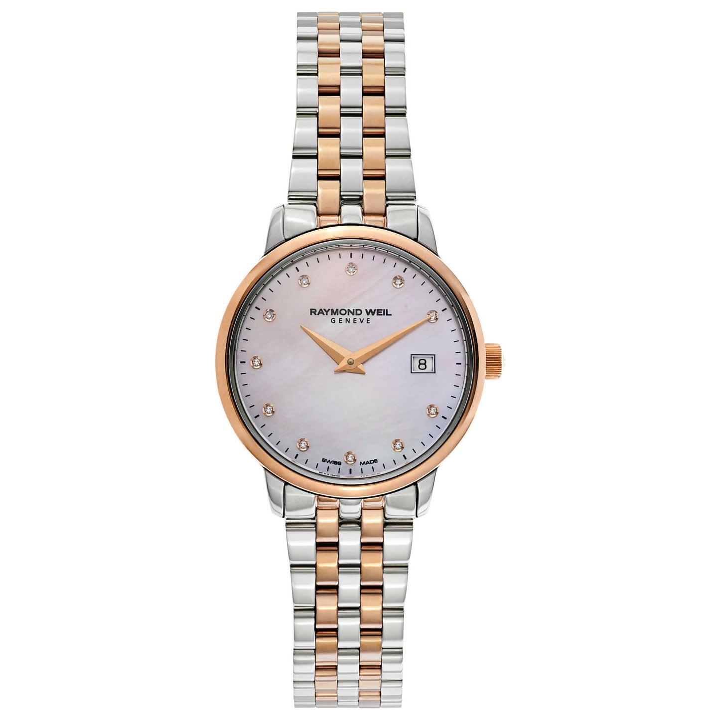Front view of Raymond Weil Toccata Women's Swiss Quartz (Battery-Powered) Watch 5988-SP5-97081