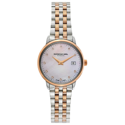Front view of Raymond Weil Toccata Women's Swiss Quartz (Battery-Powered) Watch 5988-SP5-97081