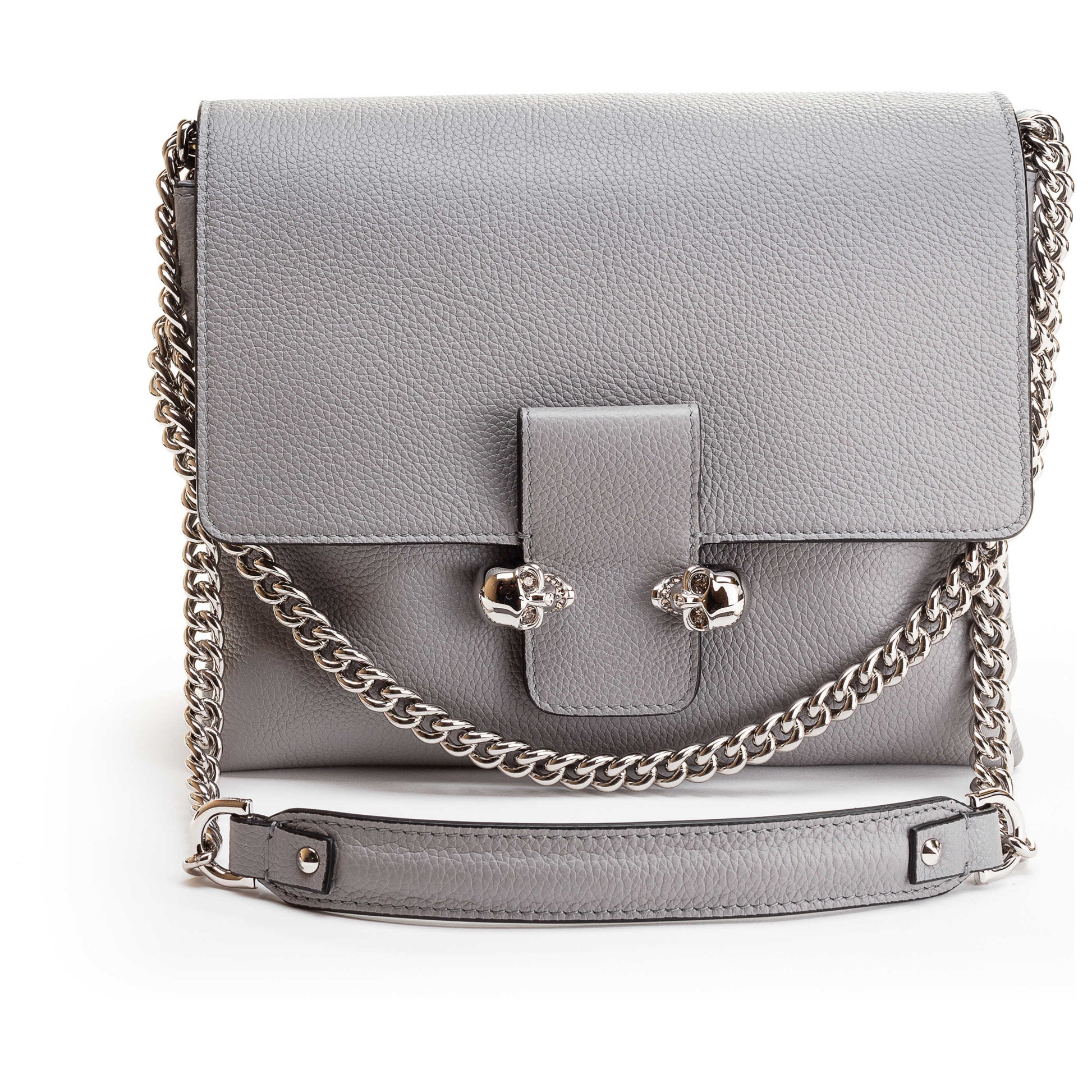 Front view of Alexander McQueen Twin Skull Women's Handbags 598801-BPT0I-1920