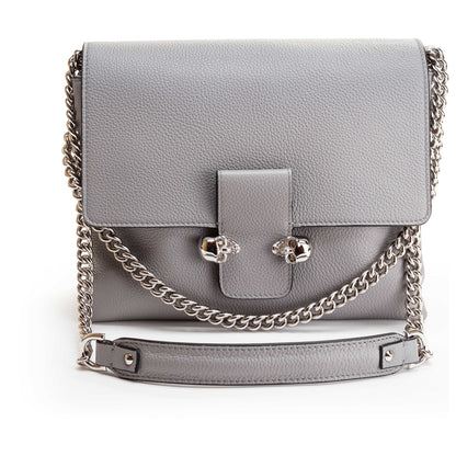 Front view of Alexander McQueen Twin Skull Women's Handbags 598801-BPT0I-1920