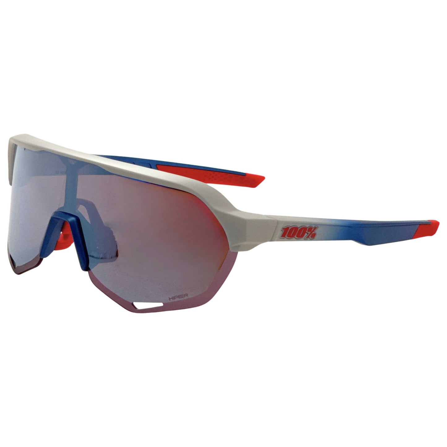 Front view of 100 Percent S2 Total Energies Cycling Team Men's Sunglasses 60006-00017