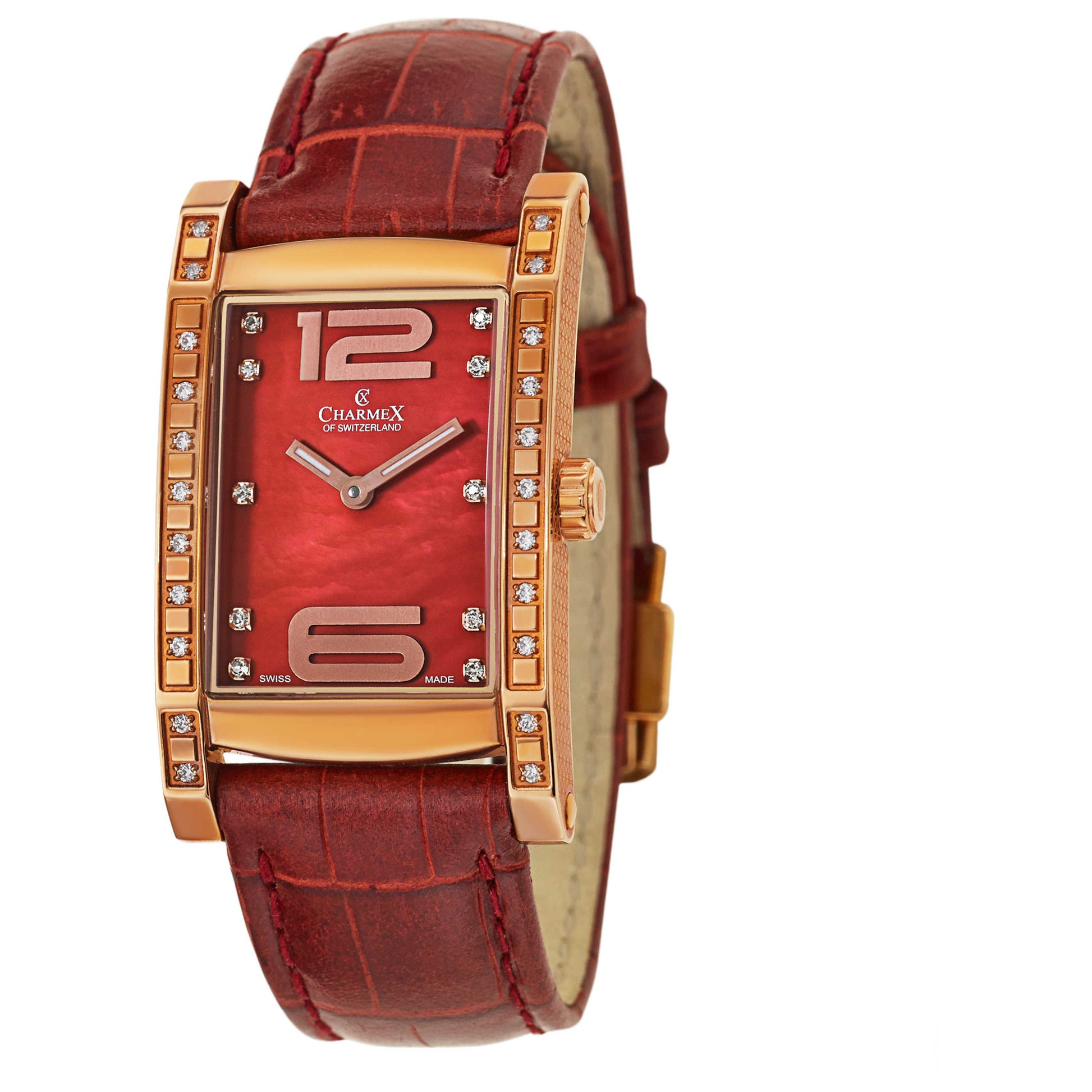 Front view of Charmex Morcote Women's Swiss Quartz (Battery-Powered) Watch 6008