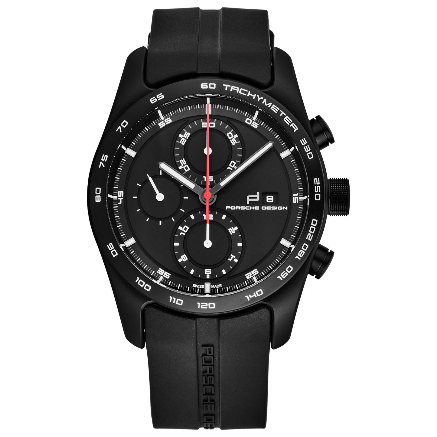 Front view of Porsche Design Chrono 1 Men's Automatic Watch 6010.1010.01062