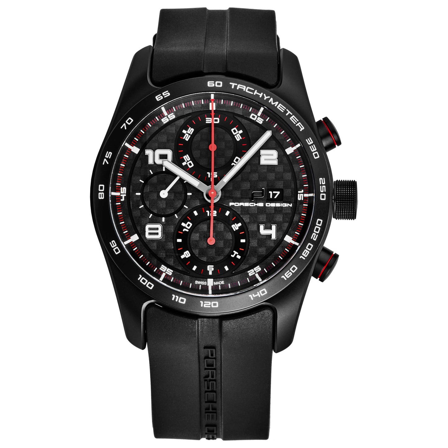 Front view of Porsche Design Chrono 1 Men's Automatic Watch 6010.1040.05052