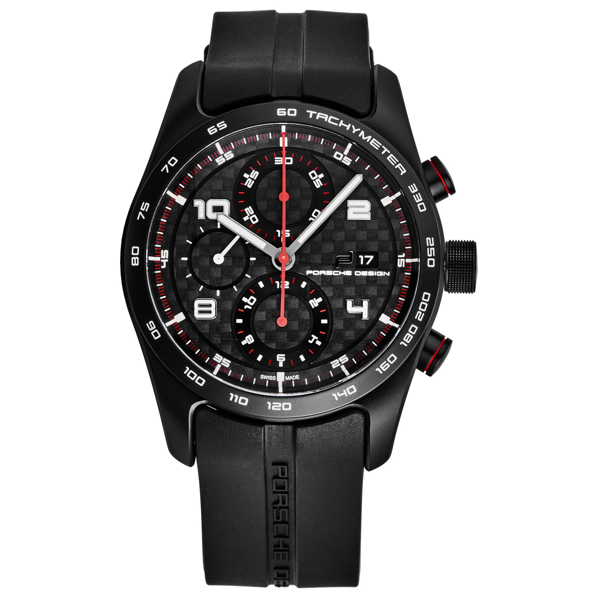 Front view of Porsche Design Chrono 1 Men's Automatic Watch 6010.1040.05052