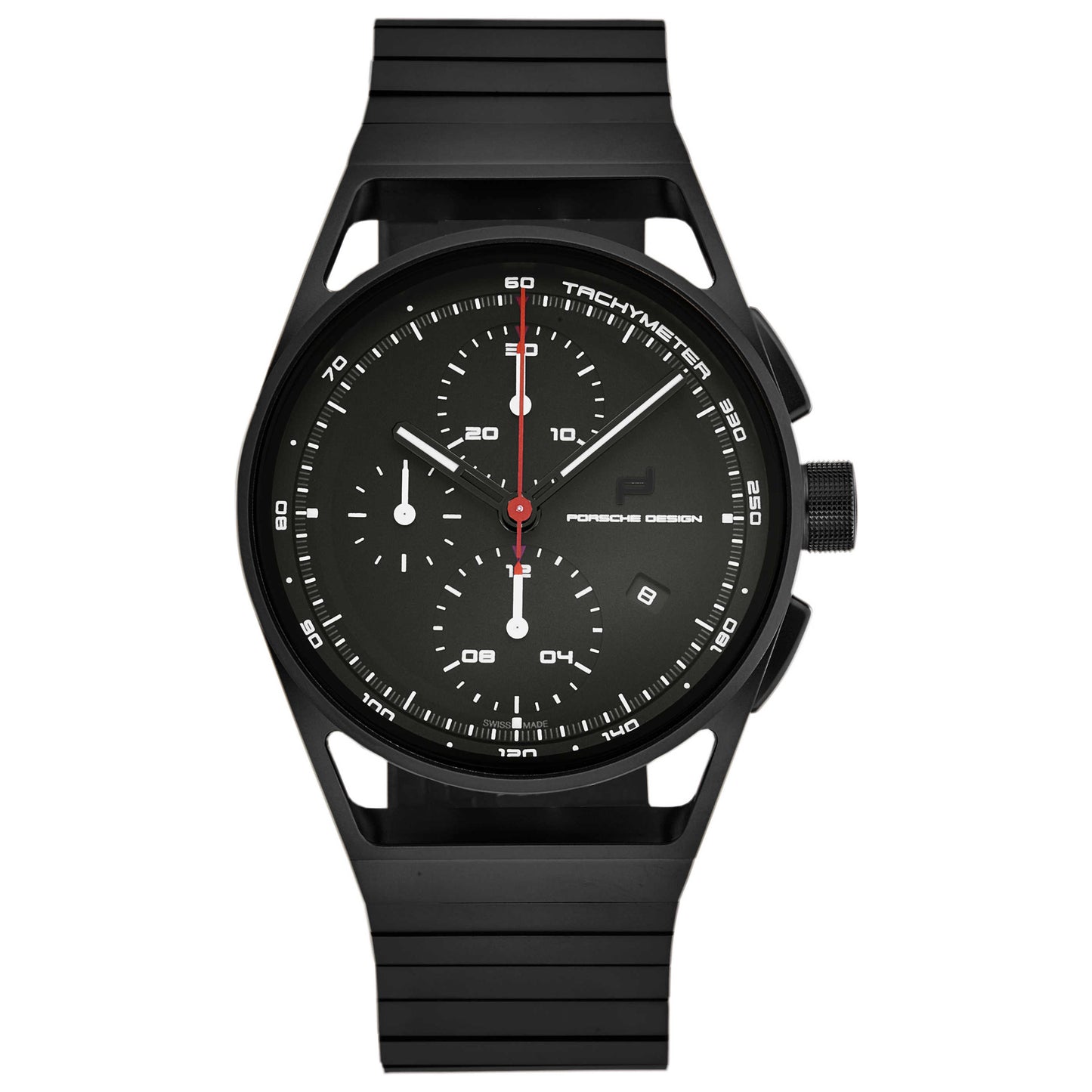 Front view of Porsche Design Chronotimer Men's Automatic Watch 6020.1020.03022