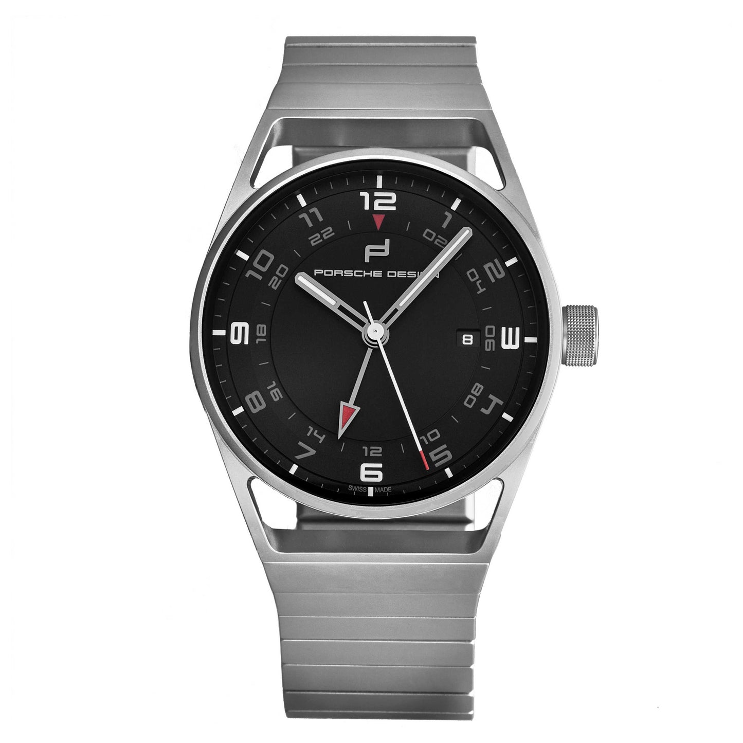Front view of Porsche Design Globetimer Men's Automatic Watch 6020.2010.01012