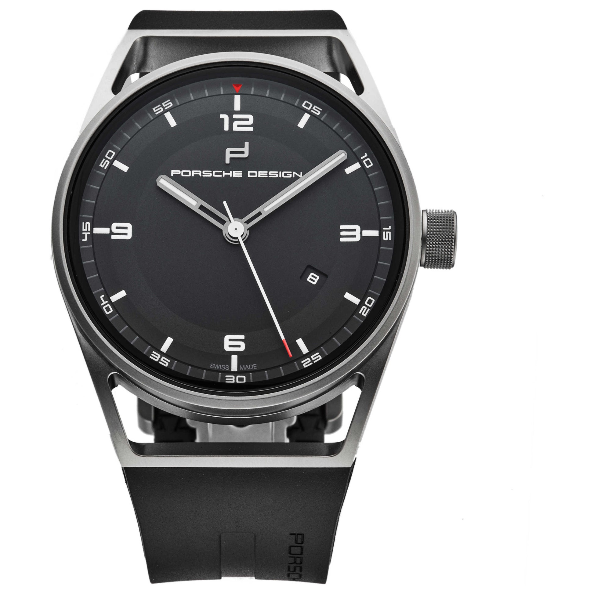 Front view of Porsche Design Datetimer Men's Automatic Watch 6020.3010.01062