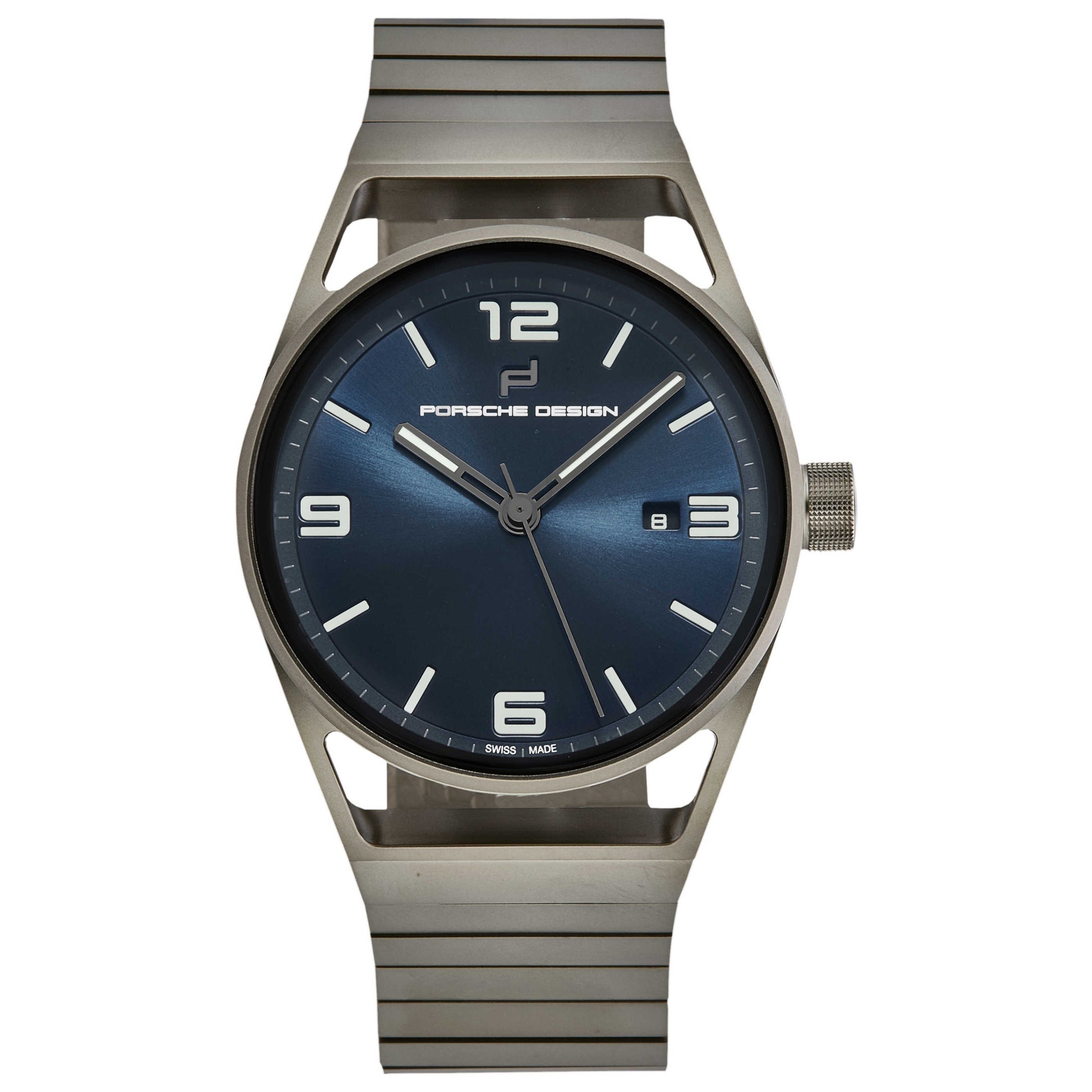 Front view of Porsche Design Datetimer Men's Automatic Watch 6020.3010.05012