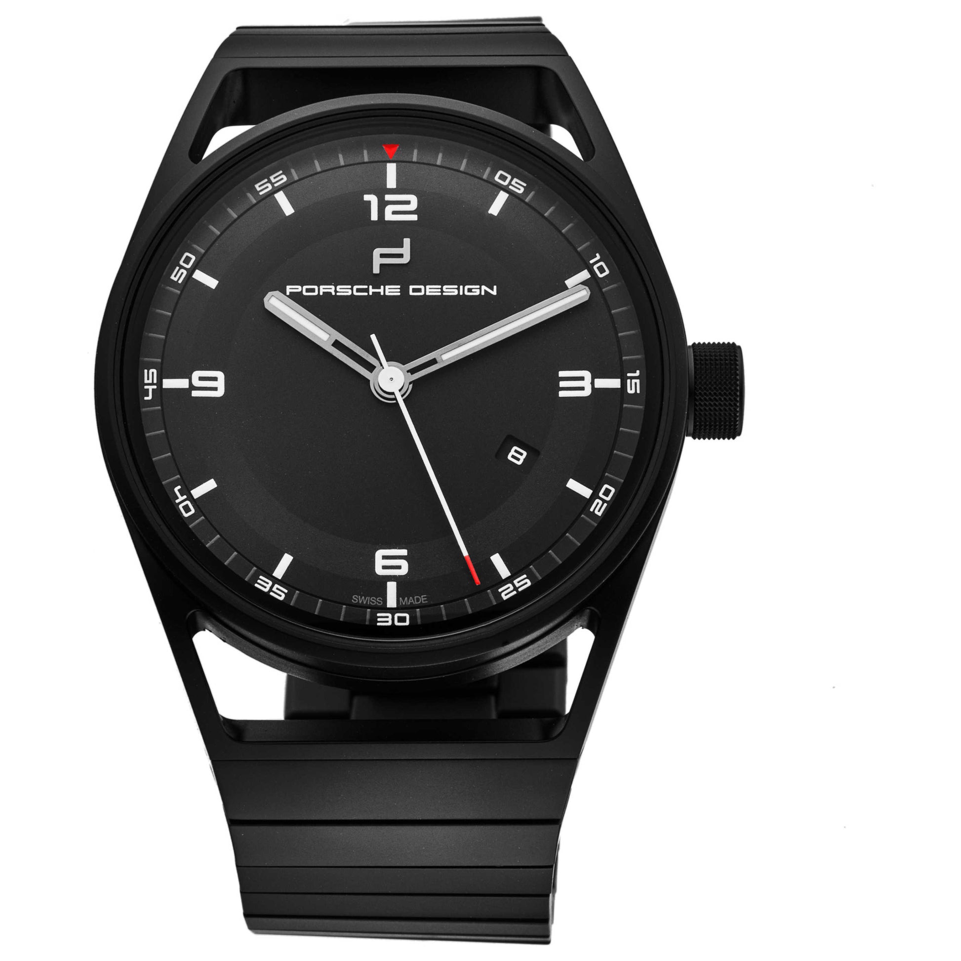 Front view of Porsche Design Datetimer Men's Automatic Watch 6020.3020.01022