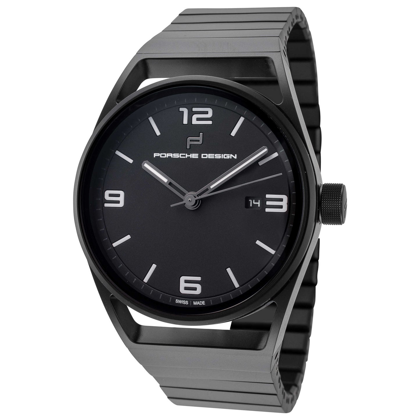 Front view of Porsche Design Datetimer Men's Automatic Watch 6020.3020.03022