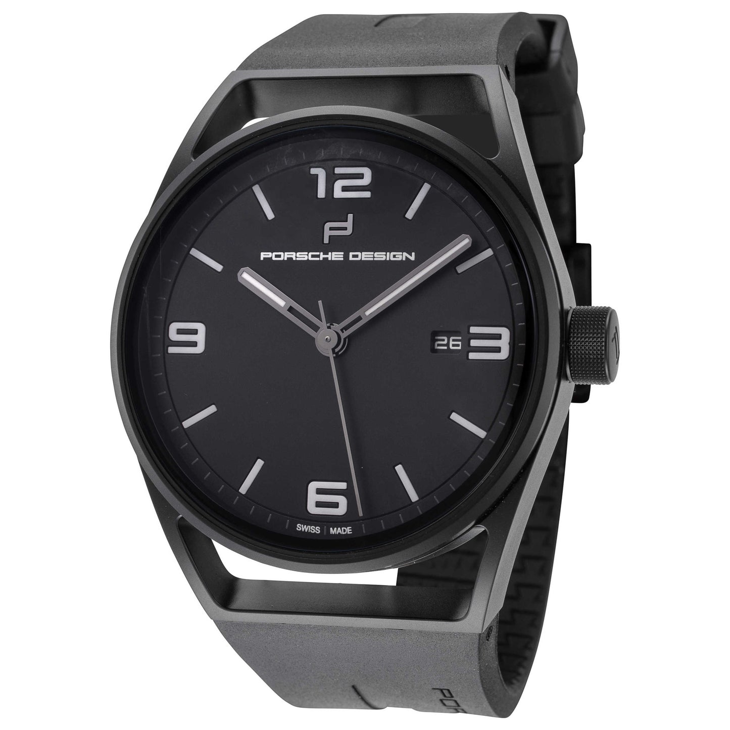 Front view of Porsche Design Datetimer Men's Automatic Watch 6020.3020.03062