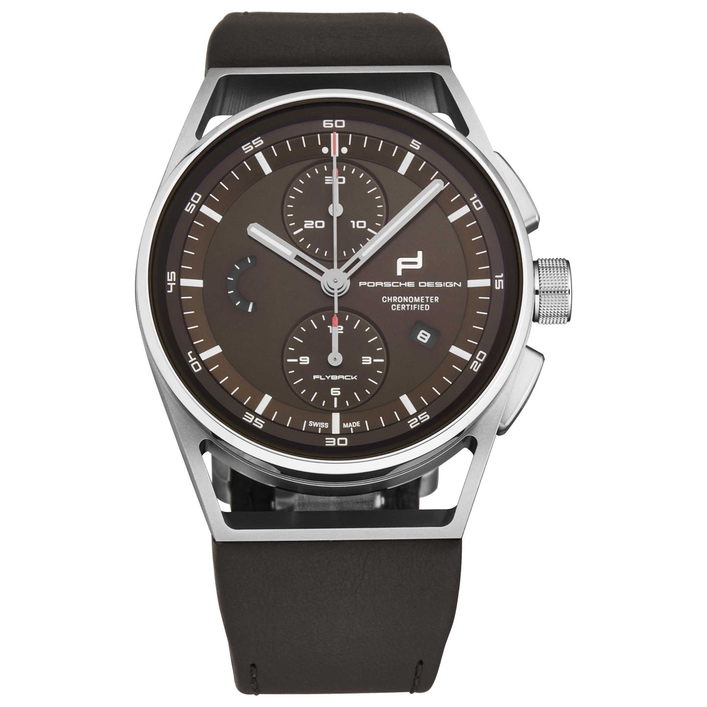 Front view of Porsche Globetimer Men's Automatic Watch 6023.6040.04072