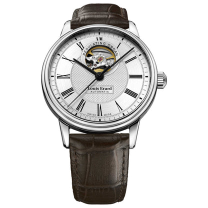 Front view of Louis Erard Heritage Men's Automatic Watch 60267AA41BDC21
