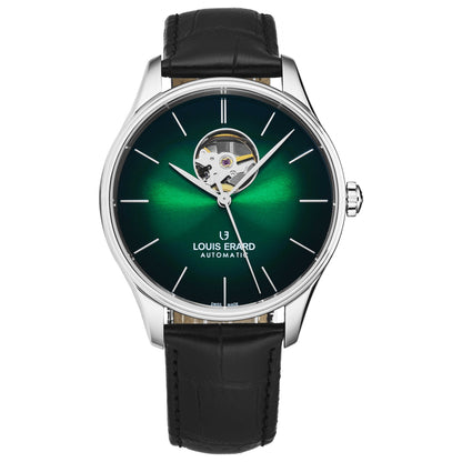 Front view of Louis Erard Heritage Men's Automatic Watch 60287AA89BAAC82
