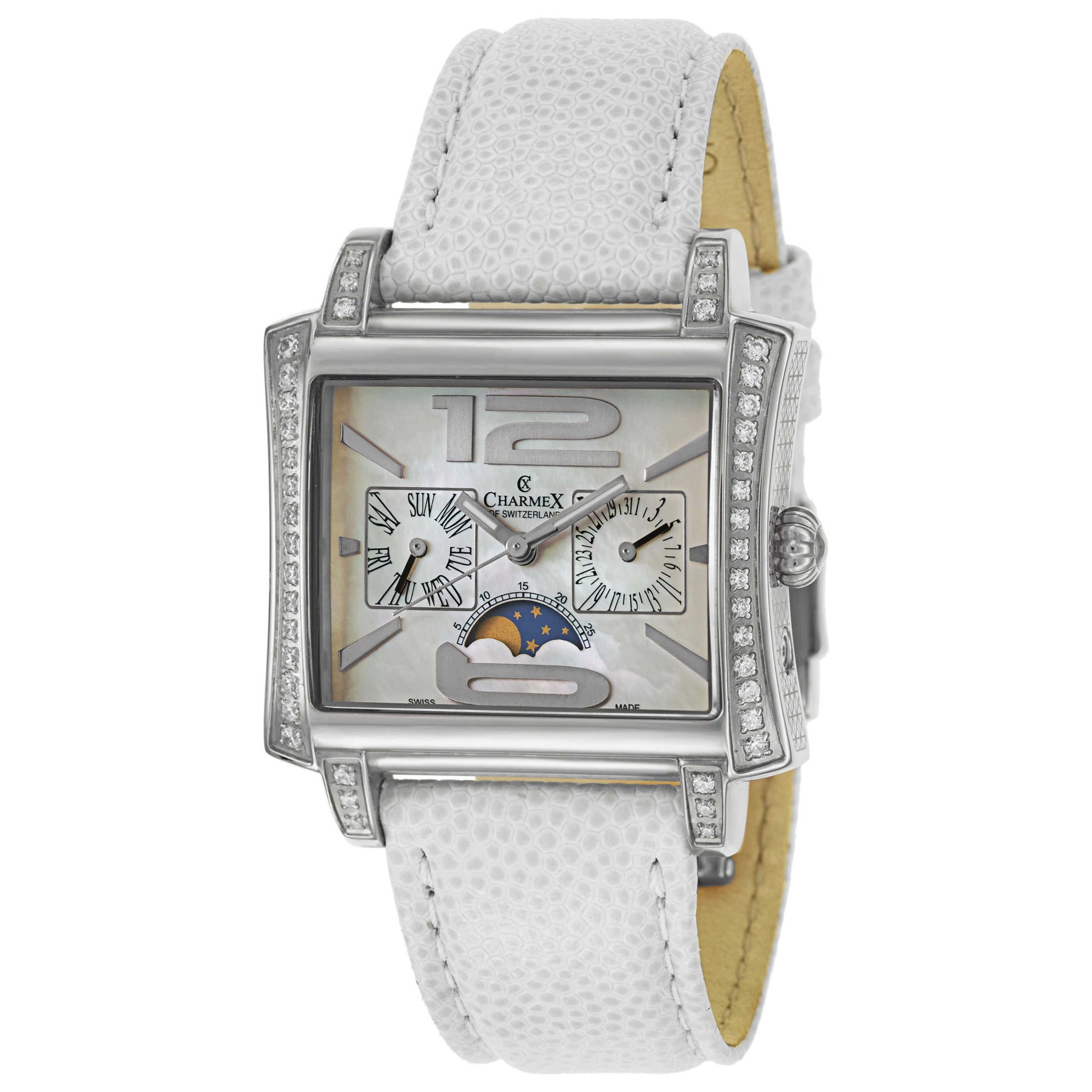Front view of Charmex Cap Ferrat Women's Swiss Quartz (Battery-Powered) Watch 6030