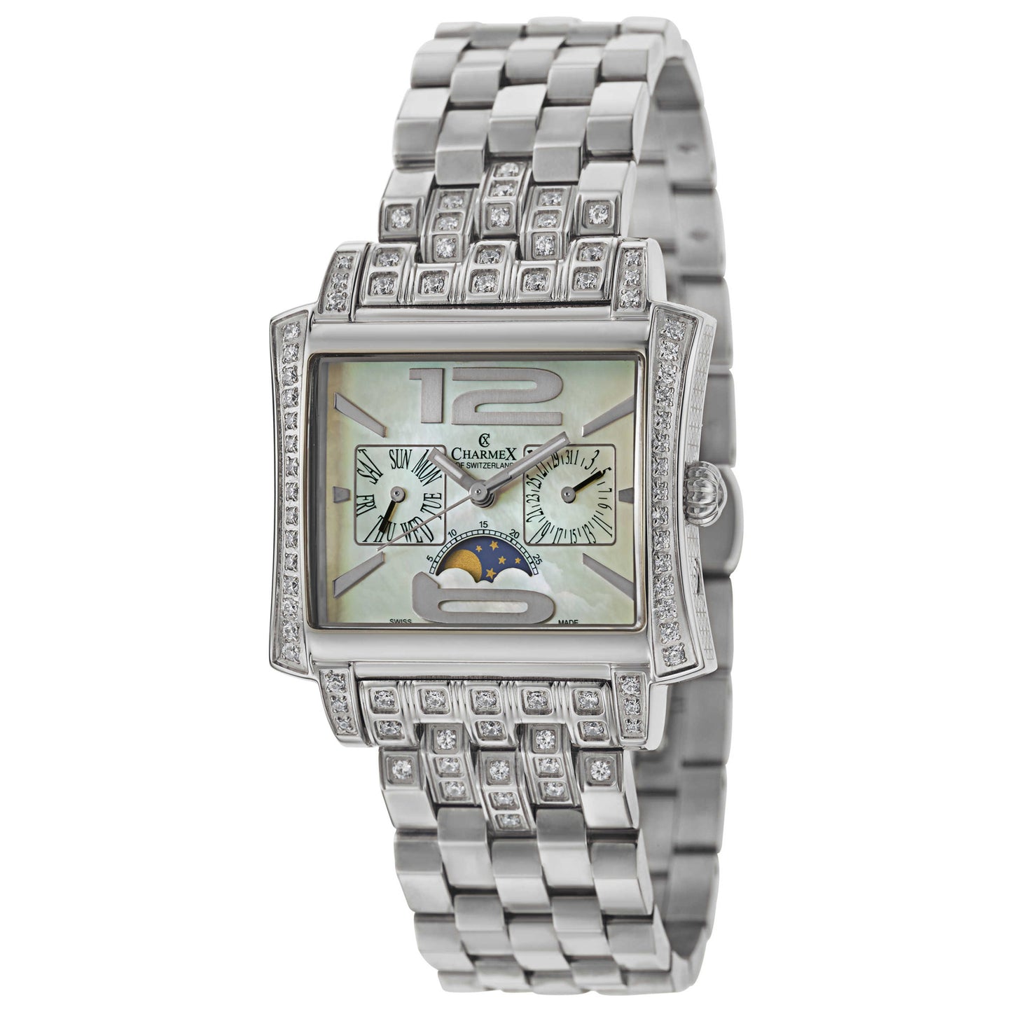 Front view of Charmex Cap Ferrat Women's Swiss Quartz (Battery-Powered) Watch 6035