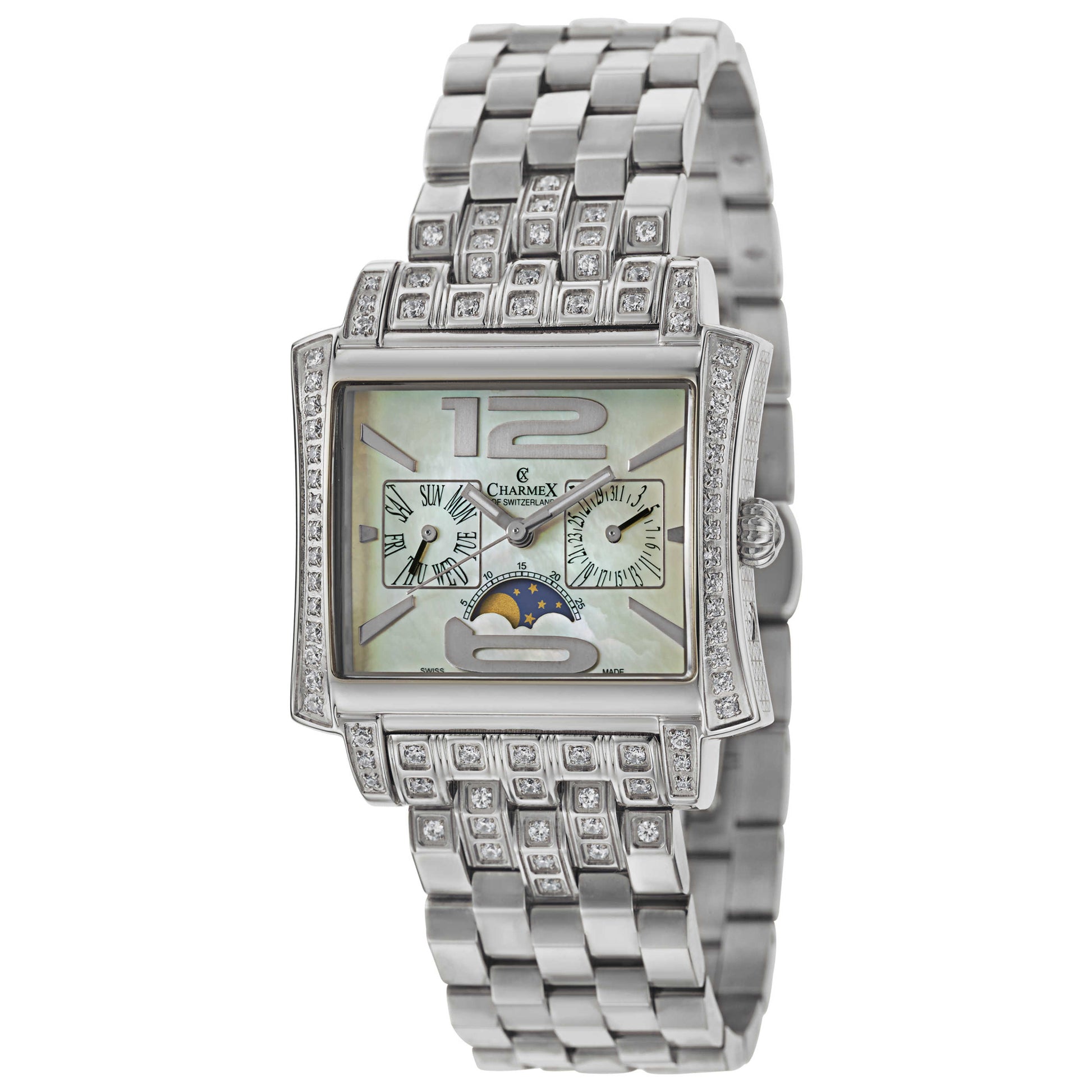 Front view of Charmex Cap Ferrat Women's Swiss Quartz (Battery-Powered) Watch 6035