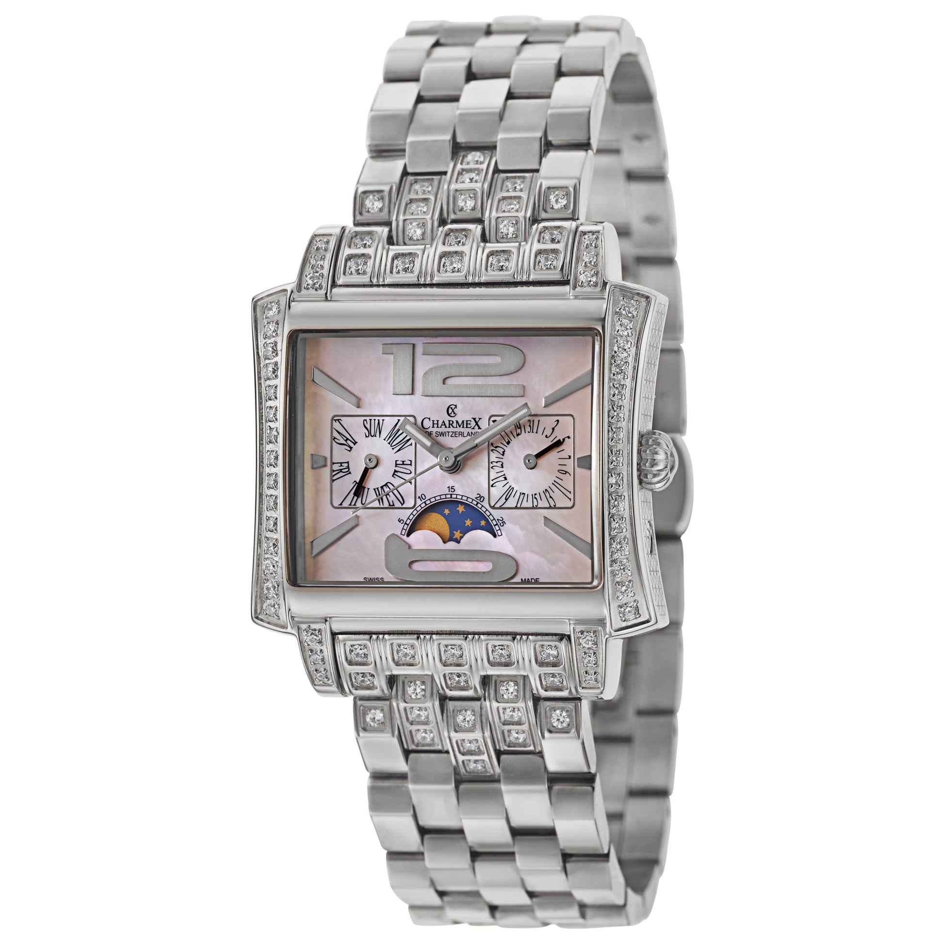 Front view of Charmex Cap Ferrat Women's Swiss Quartz (Battery-Powered) Watch 6038