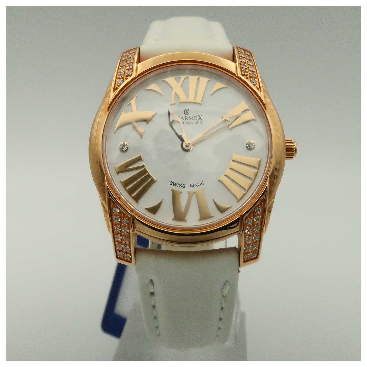 Front view of Charmex Ventimiglia Women's Swiss Quartz (Battery-Powered) Watch 6040-SDV