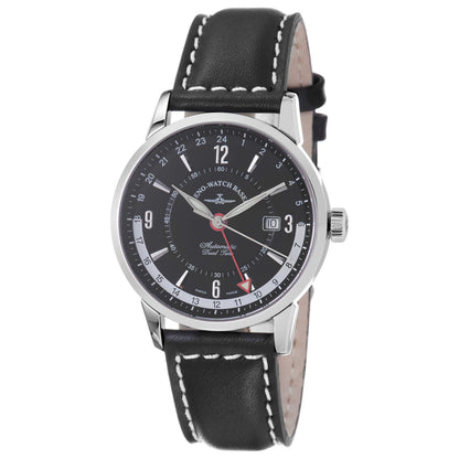 Front view of Zeno Magellano Men's Automatic Watch 6069GMT-G1