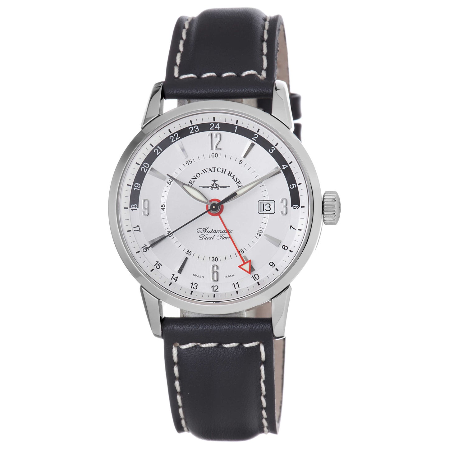 Front view of Zeno Magellano Men's Automatic Watch 6069GMT-G3
