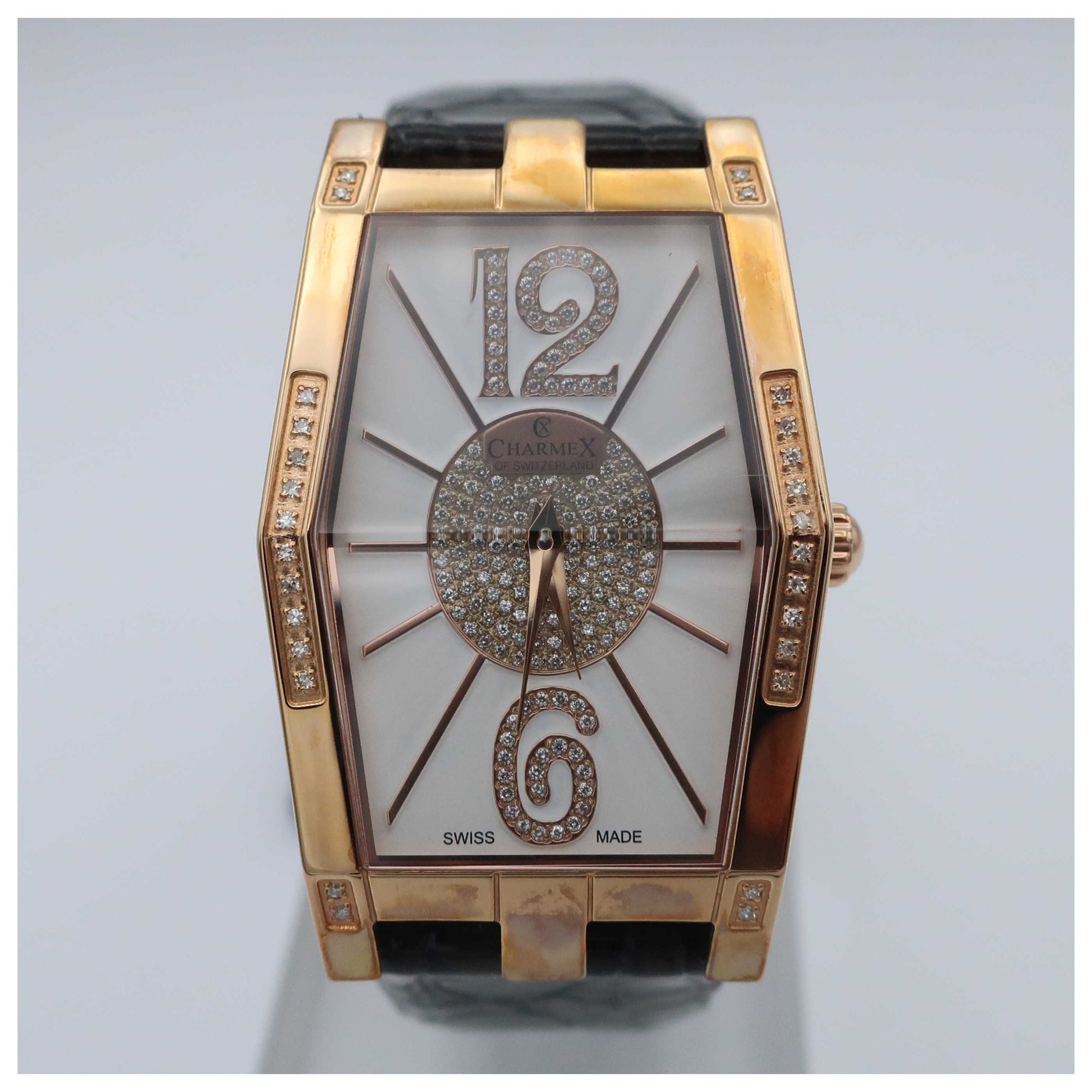 Front view of Charmex Nizza Women's Swiss Quartz (Battery-Powered) Watch 6075-SD