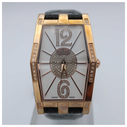 Front view of Charmex Nizza Women's Swiss Quartz (Battery-Powered) Watch 6075-SD