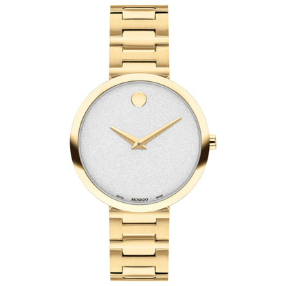 Front view of Movado Museum Classic Women's Quartz Watch 607519