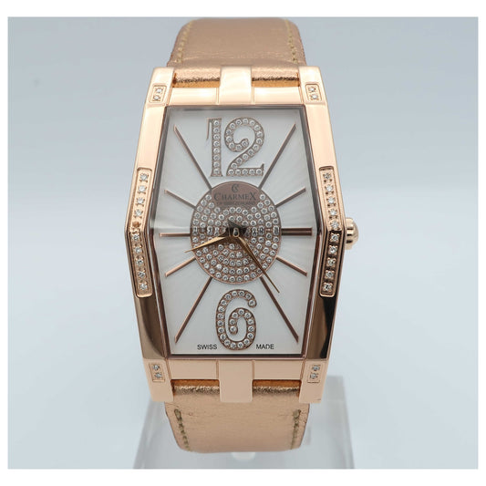 Front view of Charmex Nizza Women's Swiss Quartz (Battery-Powered) Watch 6076-SDV