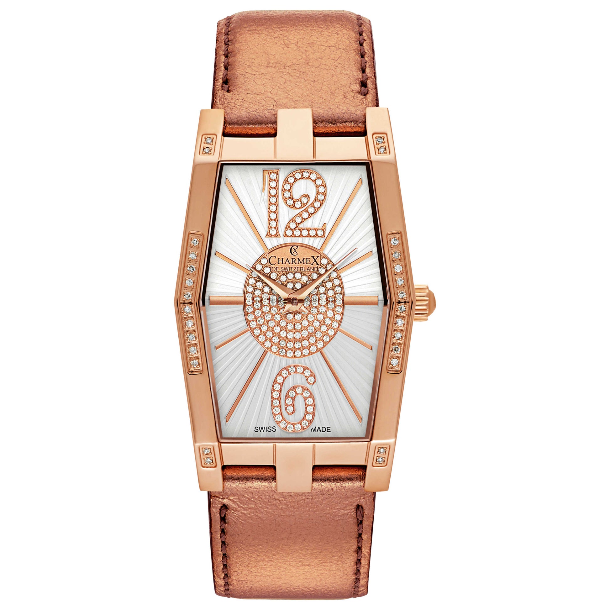 Front view of Charmex Nizza Women's Swiss Quartz (Battery-Powered) Watch 6076