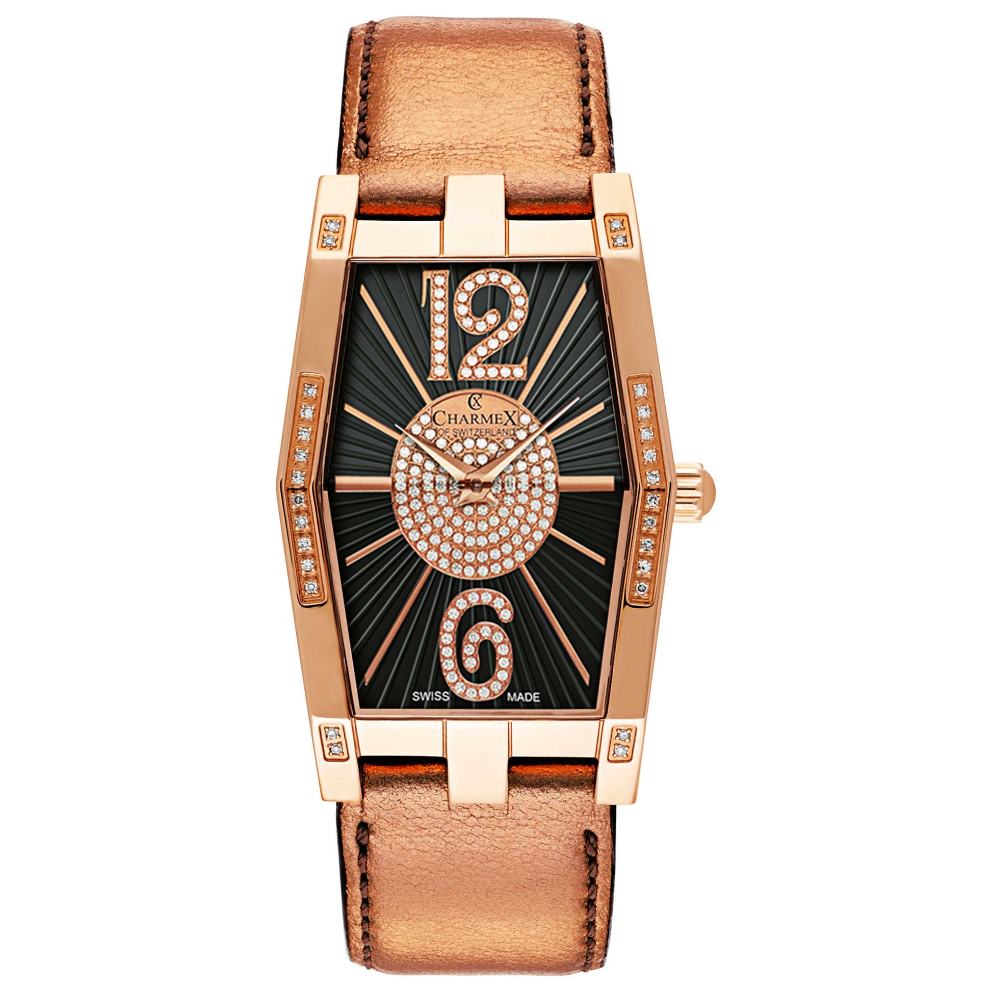 Front view of Charmex Nizza Women's Swiss Quartz (Battery-Powered) Watch 6078