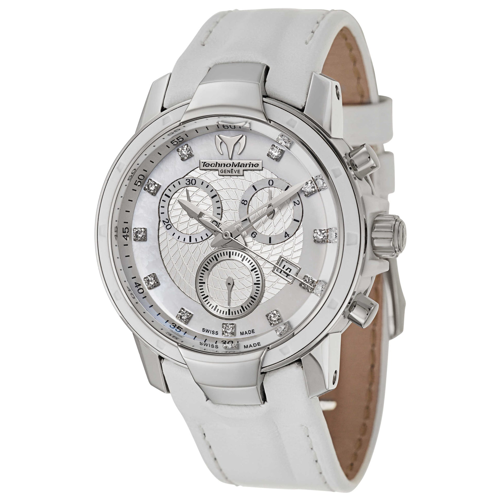 Front view of TechnoMarine UF6 Women's Swiss Quartz (Battery-Powered) Watch 609011
