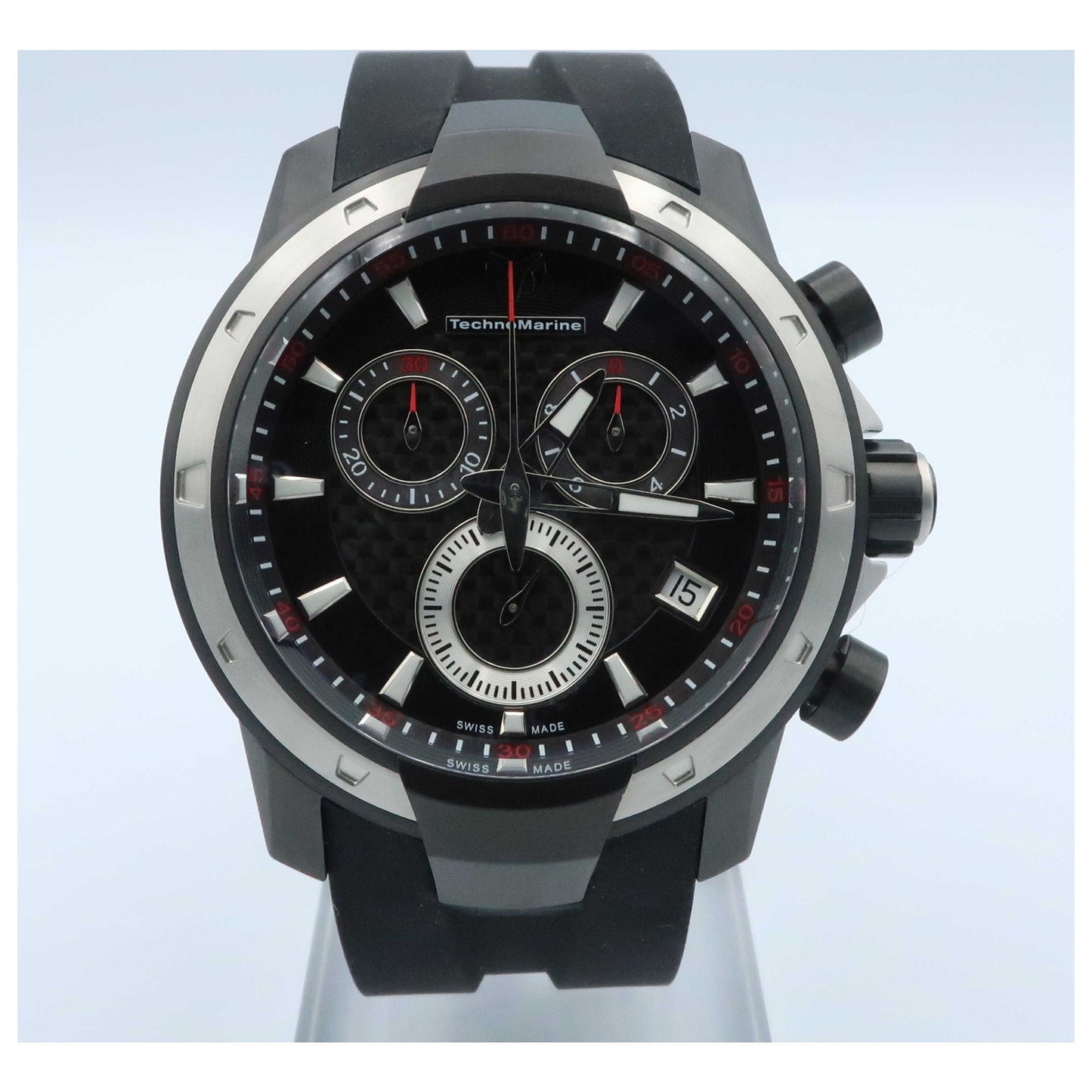 Front view of TechnoMarine UF6 Men's Swiss Quartz (Battery-Powered) Watch 609024-SD