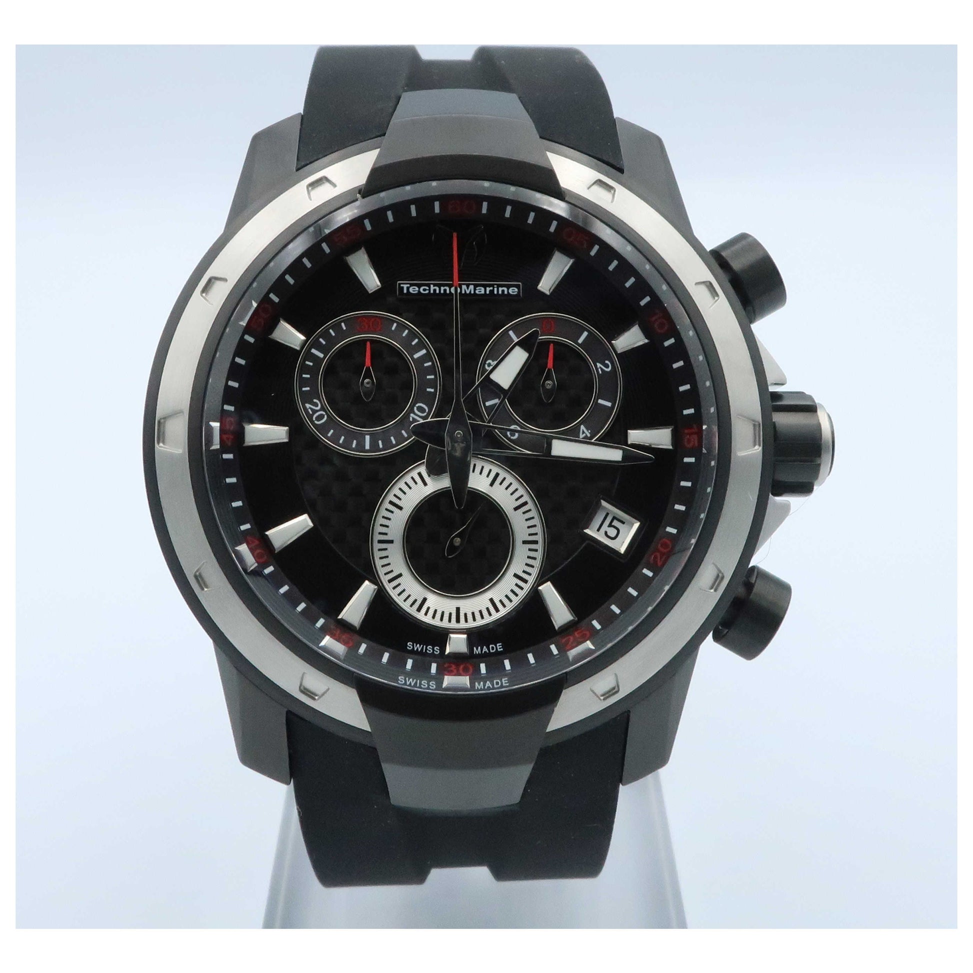 Front view of TechnoMarine UF6 Men's Swiss Quartz (Battery-Powered) Watch 609024-SD