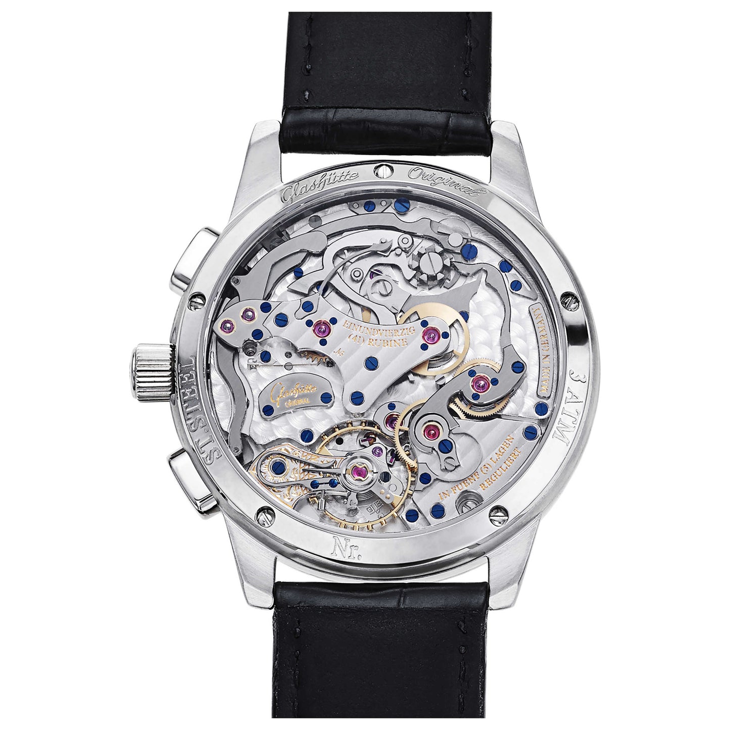 Glashutte Pano Men's Manual-Wind Watch 61-01-02-02-04 - Image #2