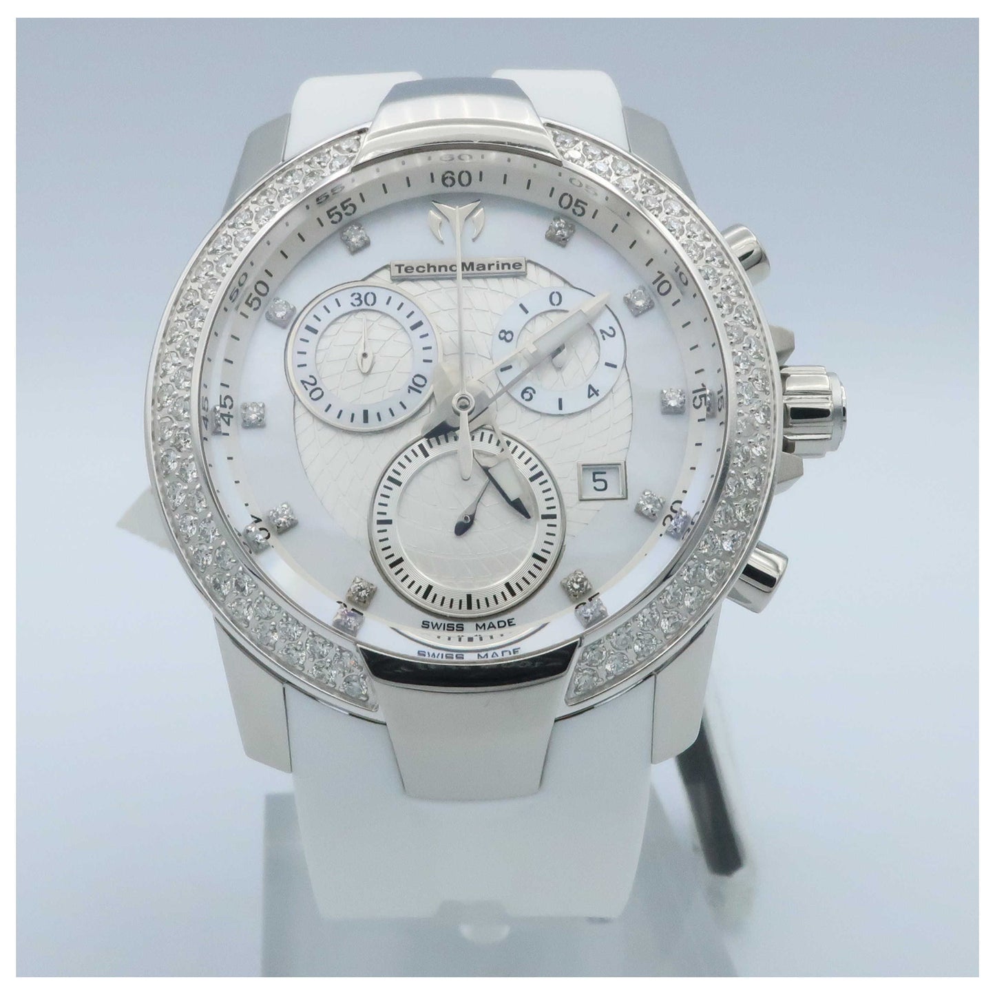 Front view of TechnoMarine UF6 Women's Swiss Quartz (Battery-Powered) Watch 610004-SD