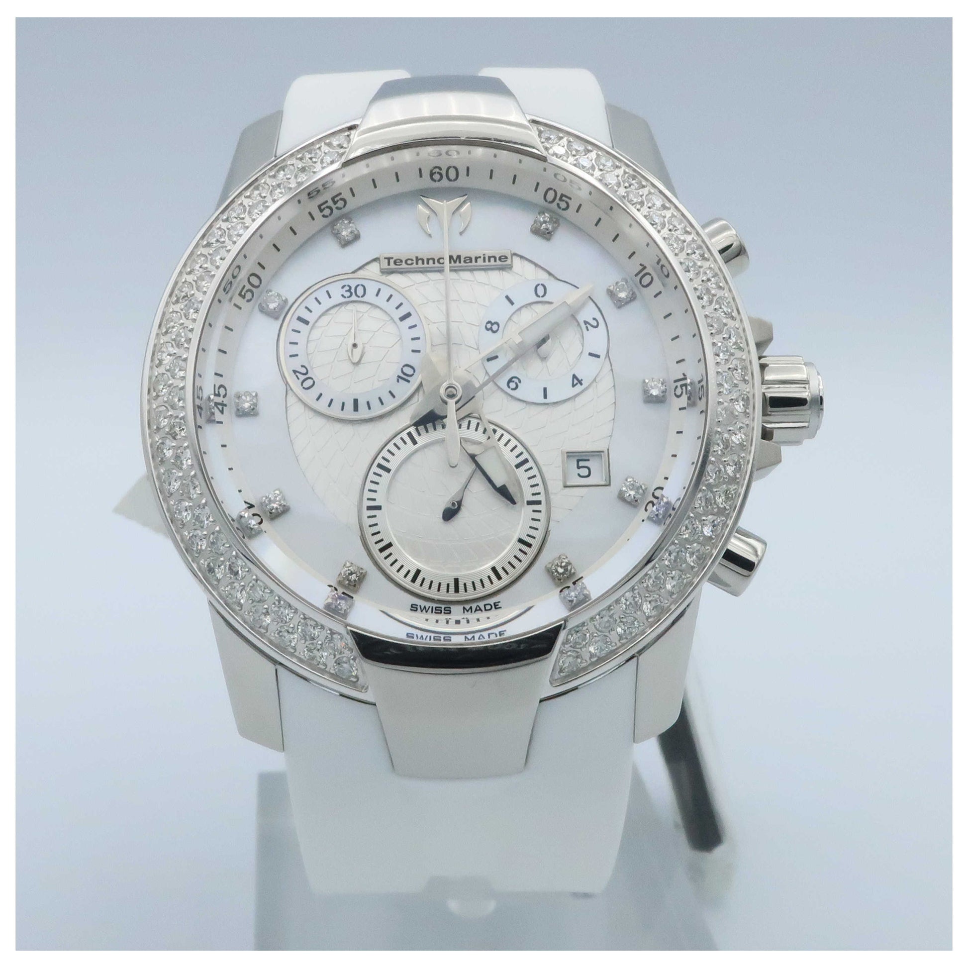 Front view of TechnoMarine UF6 Women's Swiss Quartz (Battery-Powered) Watch 610004-SD