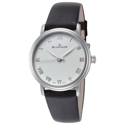 Front view of Blancpain Villeret Ultraplate Women's Automatic Watch 6104-1127-95A