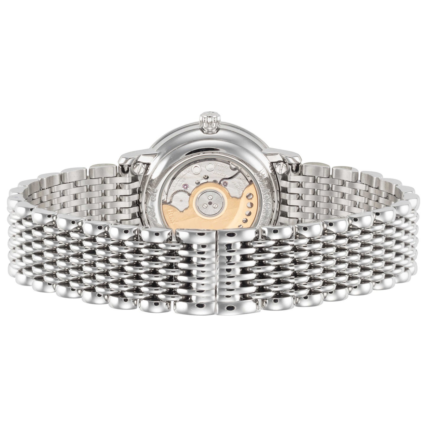 Back view of Blancpain Villeret Women's Automatic Watch 6104-1127-MMB