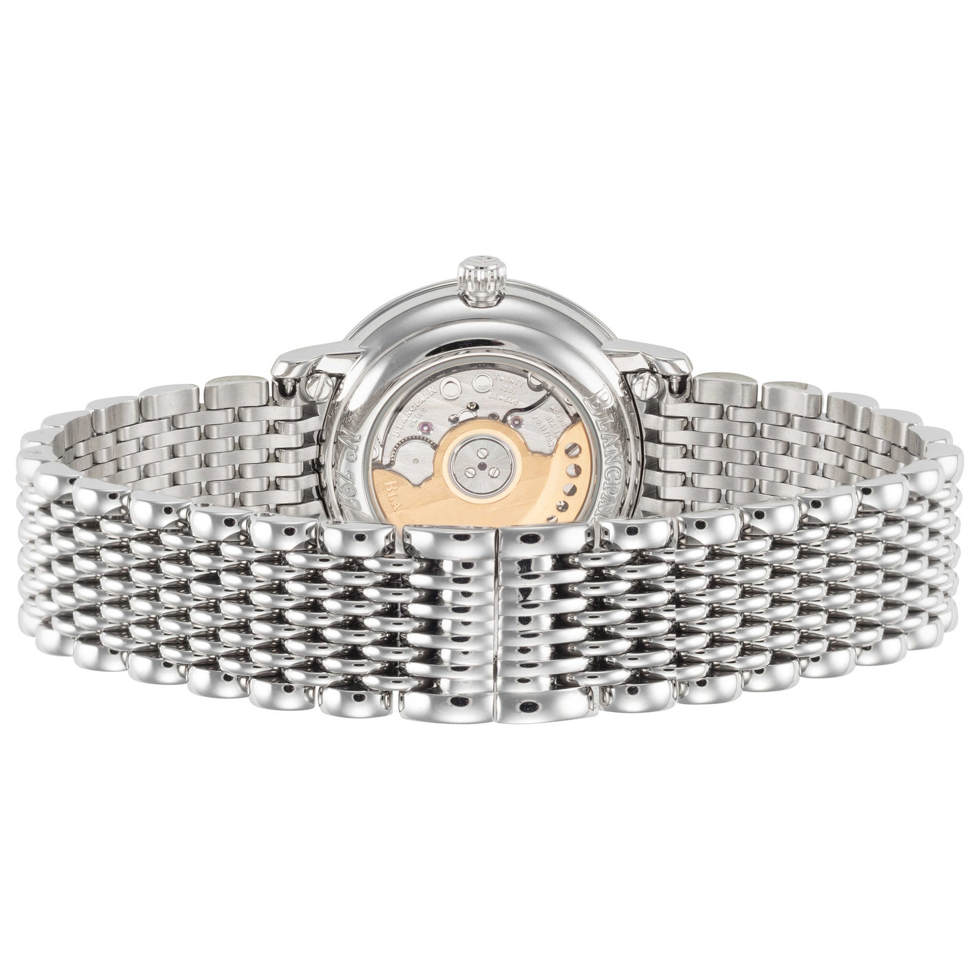 Back view of Blancpain Villeret Women's Automatic Watch 6104-1127-MMB