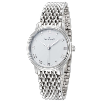 Front view of Blancpain Villeret Women's Automatic Watch 6104-1127-MMB