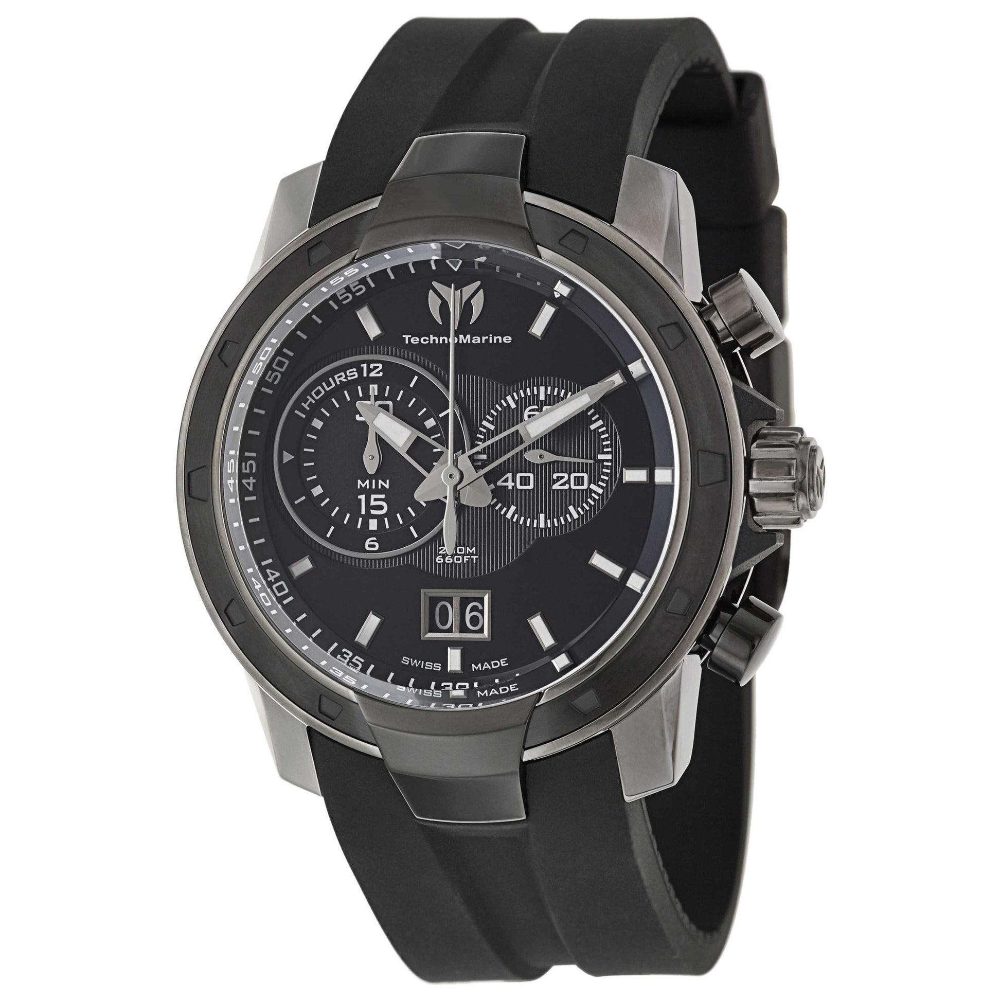 Front view of TechnoMarine UF6 Men's Swiss Quartz (Battery-Powered) Watch 612002